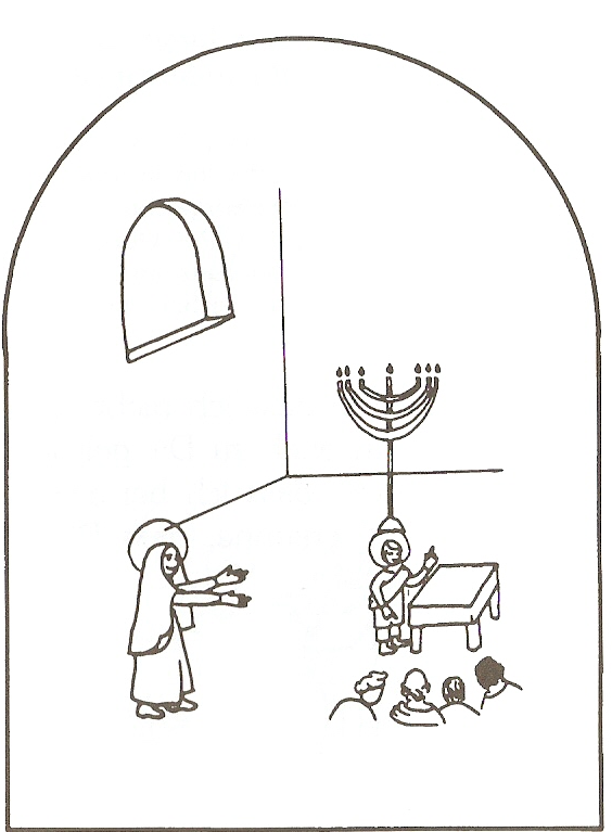 Jesus lehrt im Tempel